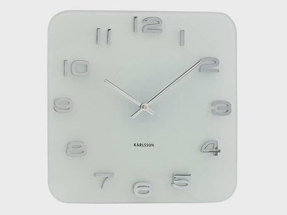 Wandklok Vintage vierkant | KARLSSON