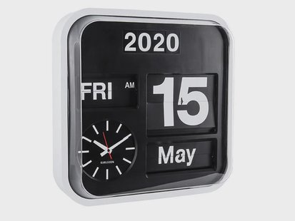 Wandklok Big Flip | KARLSSON