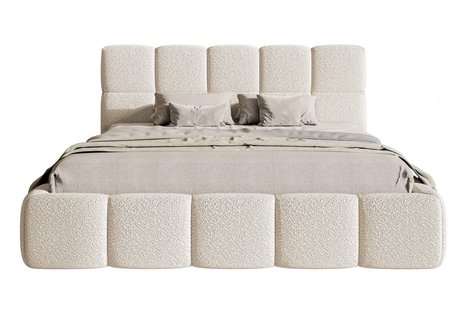 Bedframe Chloe bouclé met opbergruimte 160 x 200 cm | NADUVI Collection