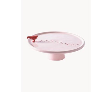 Handgemaakt keramisch serveerplateau Walking Duck