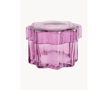 Handgemaakte glas-opbergpot Astral