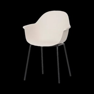 Dorian tuinstoel gerecycled bamboe créme