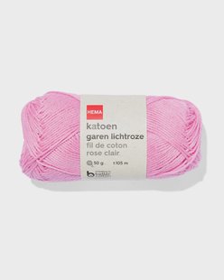 HEMA Katoen garen 50g 105m lichtroze