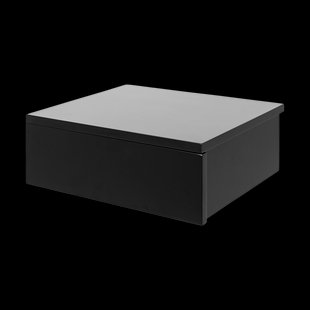 Bram houten nachtkastje zwart - 37 x 32 cm