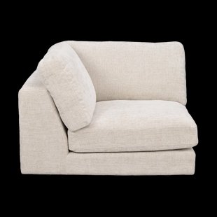 Duncan modulair hoekelement lichtgrijs/beige - 103 x 103 cm