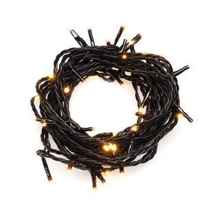 Konstsmide Christmas LED lichtketting voor buiten, 200 lampjes, zwart/amber
