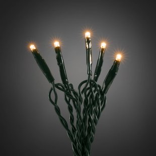 Konstsmide Christmas LED lichtketting Micro 100-lamps barnsteen