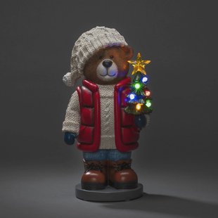 Konstsmide Christmas LED sfeerlamp teddybeer v. binnen batterijvoeding