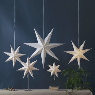 STAR TRADING Staande ster Sensy, hoogte 78 cm, wit