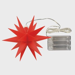 STERNTALER Interieurdecoratie - 18-puntige ster Ø 12 cm rood