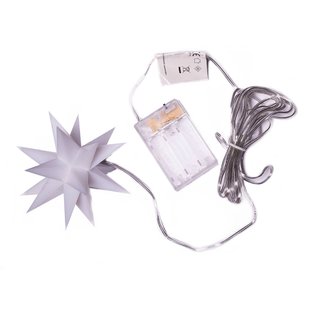 STERNTALER LED ster voor binnen 18-punten Ø 12cm wit batterij