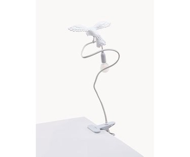 Grote klem tafellamp Sparrow, verstelbaar