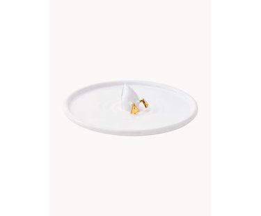 Handgemaakt keramisch serveerplateau Diving Duck