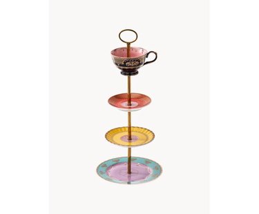 Handgemaakte porseleinen etag&egrave;re Grandpa