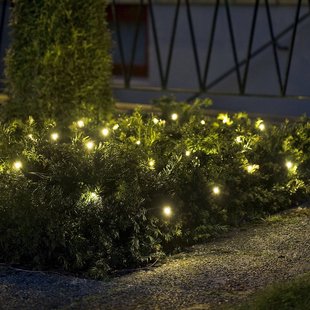 Konstsmide Christmas LED lichtgordijn 64-vlam, warmwit 2m