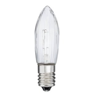 Konstsmide Christmas E10 3W 34V reservelampen 3 stuks per pak kaarsvorm