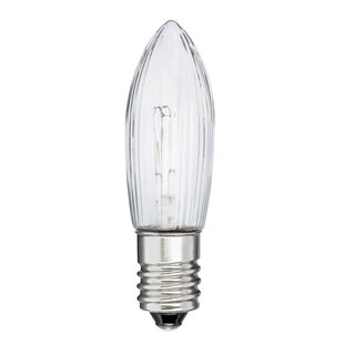 Konstsmide Christmas Kaarsv. E10-24V-reservelampen van 1,8W, set van 3