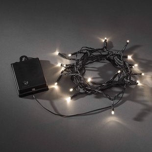 Konstsmide Christmas 80-lichts lichtketting Ole, LED met schemersensor.