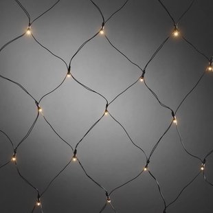 Konstsmide Christmas Voor buiten - LED-lichtnet met timer 40-lichts ww
