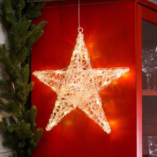 Konstsmide Christmas Vijfpuntige acrylster Ingar met LED