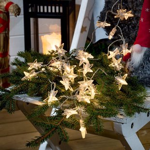 Konstsmide Christmas Buiten-lichtketting Sterren met LED's, 40-lamps