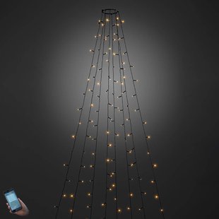 Konstsmide Christmas App-bediende outdoor LED boommantel 560-flg.