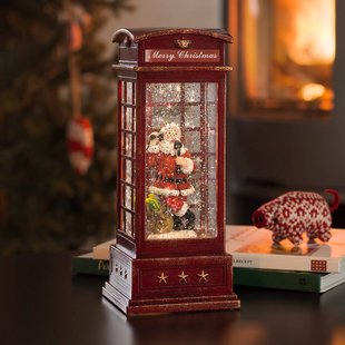 Konstsmide Christmas Decoratieve LED lamp Kerstman in Telefooncel