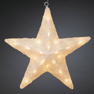 Konstsmide Christmas LED decoratieve ster voor buiten, Ø 40 cm