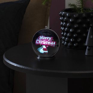 Konstsmide Christmas 3D-hologram bol Merry Christmas, 42 LEDs