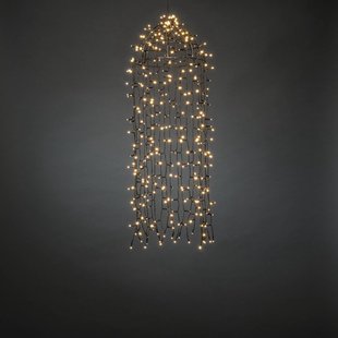 Konstsmide Christmas LED lichtgordijn Qualle 2.600K 400 LED's 95x30cm