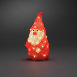 Konstsmide Christmas LED decoratie figuur kerstman rood IP44 h. 38 cm