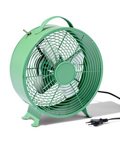 HEMA Tafelventilator retro Ø25.8cm groen