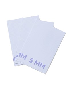 HEMA Schriften A4 geruit 5mm blauw - 3 stuks