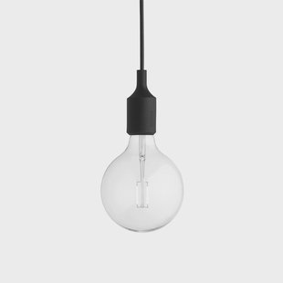 Muuto E 27 hanglamp zwart