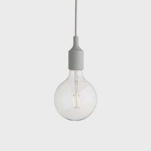 Muuto E 27 hanglamp lichtgrijs