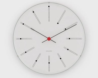 Arne Jacobsen Clocks Arne Jacobsen Bankers klok Ø 21 cm.