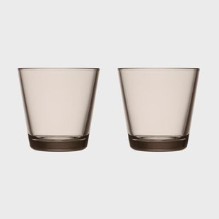 Iittala Kartio drinkglazen 21 cl 2-pack Linnen Iittala Kartio drinkglazen 21 cl 2-pack Linnen