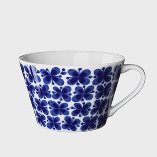 Rörstrand Mon Amie theebeker wit-blauw