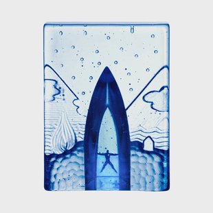 Kosta Boda Blues sculptuur Four Elements