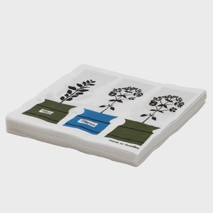 Almedahls Persons Kryddskåp servetten 20-pack groen-blauw