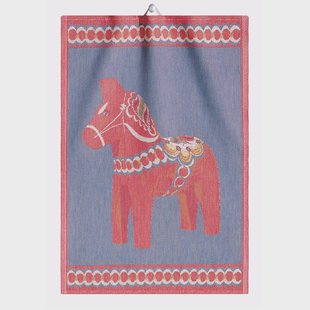 Ekelund Linneväveri Dala theedoek 35x50 cm