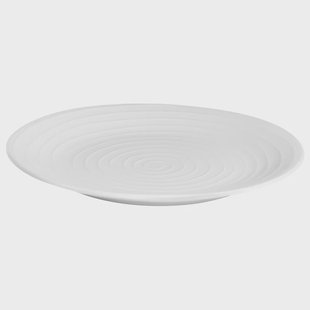 Design House Stockholm Lichtgekleurd dinerbord 28 cm gestreept wit