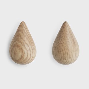 Normann Copenhagen Dropit haak hout groot