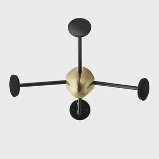 GUBI Matégot kapstak zwart-messing