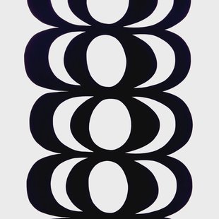 Marimekko Kaivo stof zwart/wit