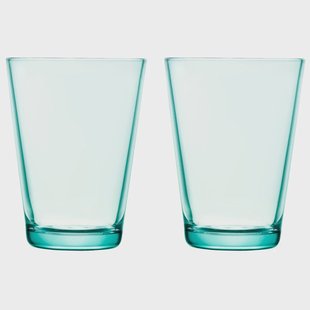 Iittala Kartio drinkglazen 40 cl 2-pack aqua