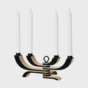 Design House Stockholm Nordic Light kaarsenhouder 4 armen zwart