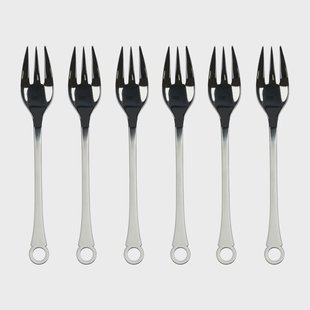 Gense Pantry taartvorkje 6-pack Roestvrij staal
