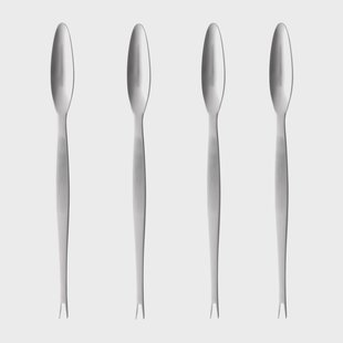 Gense Folke Steel kreeftvork roestvrij staal 4-pack