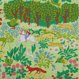 Almedahls Jakten stof groen